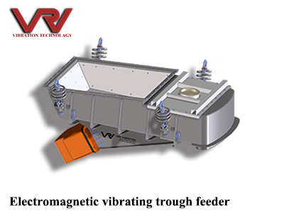 trough electromagnetic vibrating feeder