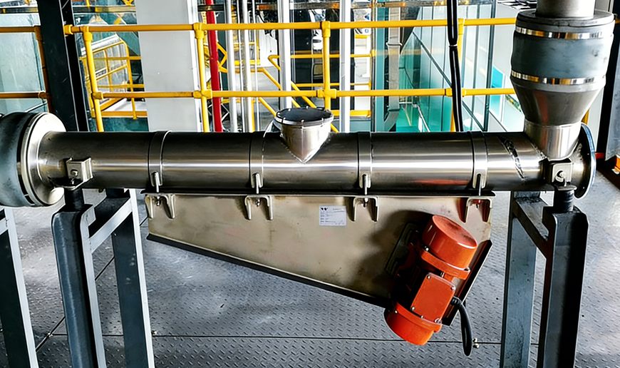 Tube vibrating conveyor