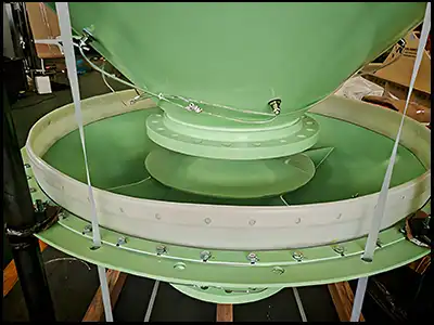 Nozzle-equipped Bin Activator for Bulk Material Handling