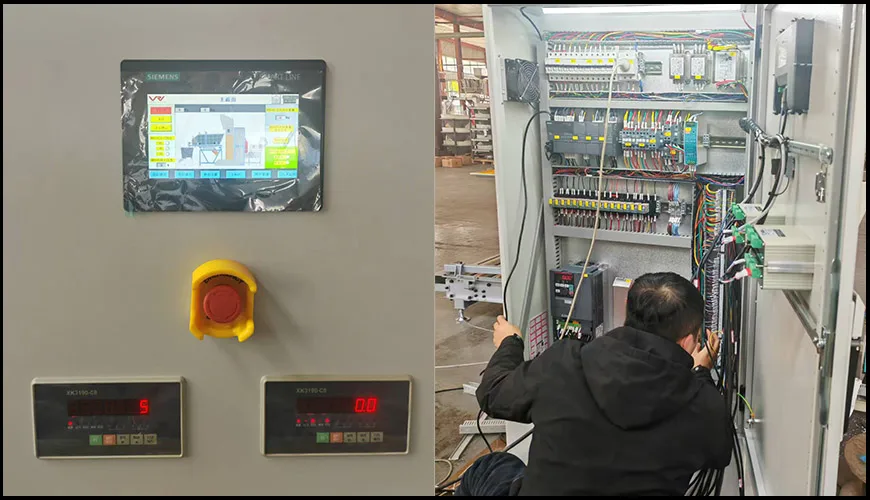 VRV electromagnetic vibrating feeder control cabinet with stepless speed regulation