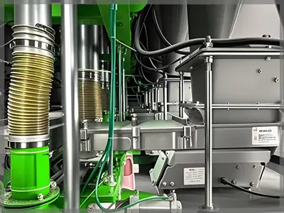 Compact vibrating feeder