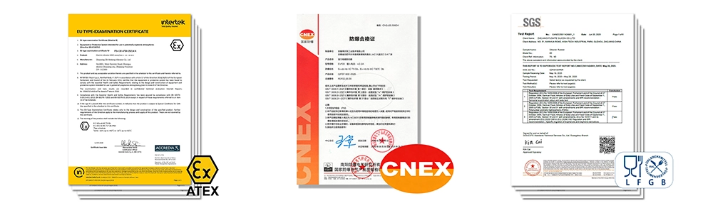 Atex explosion-proof for compact electromagnetic vibrating feeder